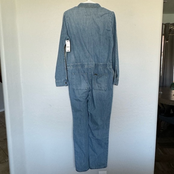 Lee Vintage Modern Denim Jean Union Alls Coveralls Jumpsuit Heart Patch small - Picture 3 of 15
